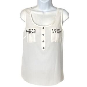 White Studded Tank!